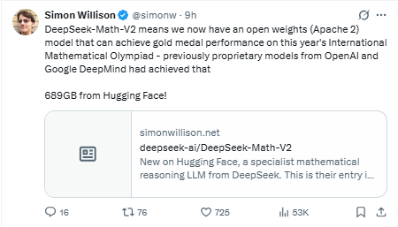 趁硅谷过节“开大”！DeepSeek上线“奥数金牌”(图6)