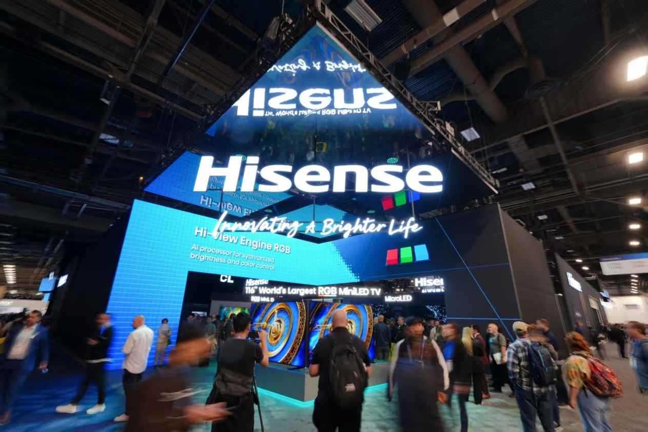 RGB成全球高端显示首选，海信以AI世界杯预热引爆CES 2026(图1)