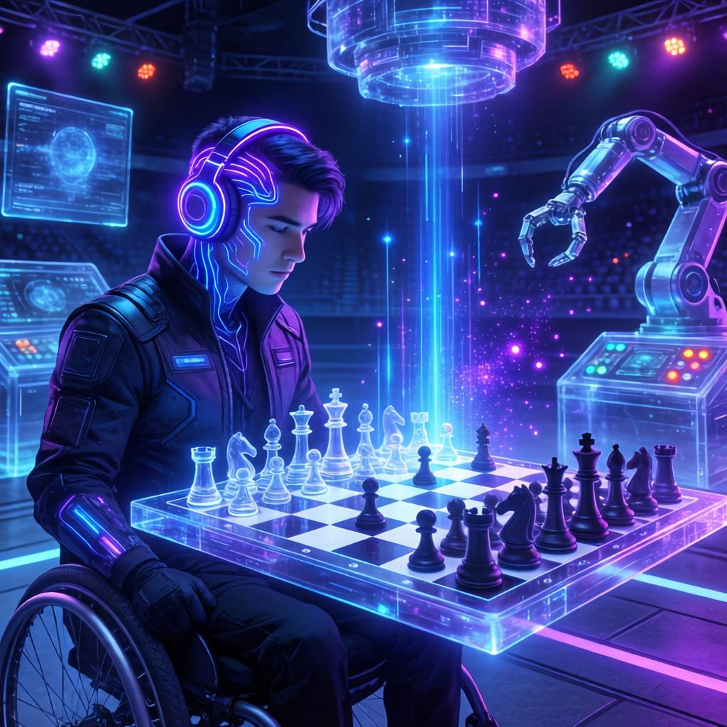 用脑机接口打象棋比赛，脑瘫棋手成为“头号玩家”(图2)