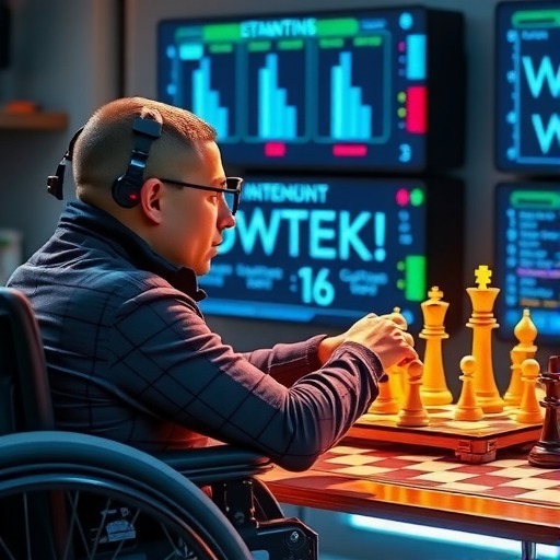 用脑机接口打象棋比赛，脑瘫棋手成为“头号玩家”(图2)