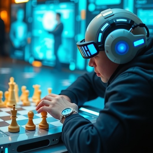用脑机接口打象棋比赛,脑瘫棋手成为“头号玩家”(图2) 用脑机接口打象棋比赛,脑瘫棋手成为“头号玩家”(图2)