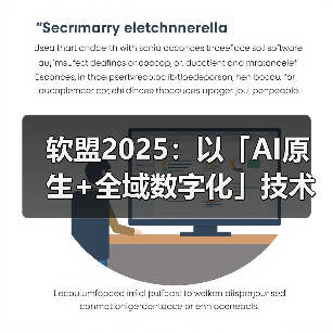 软盟2025:以「AI原生+全域数字化」技术战略,重塑企业增长操作系统(图4) 软盟2025:以「AI原生+全域数字化」技术战略,重塑企业增长操作系统(图4)