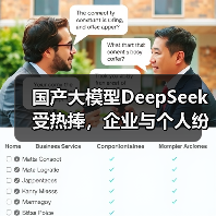 国产大模型DeepSeek受热捧,企业与个人纷纷搭建私有化部署(图1) 国产大模型DeepSeek受热捧,企业与个人纷纷搭建私有化部署(图1)