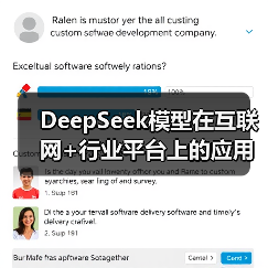 DeepSeek模型在互联网+行业平台上的应用场景总结(图2) DeepSeek模型在互联网+行业平台上的应用场景总结(图2)