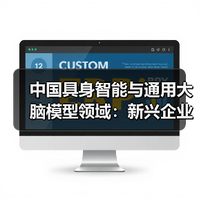 中国具身智能与通用大脑模型领域:新兴企业与初创公司的崛起(图1) 中国具身智能与通用大脑模型领域:新兴企业与初创公司的崛起(图1)