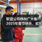 软盟公司恭祝广大客户2025年春节快乐，蛇年共创辉煌！（图1）