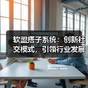 软盟搭子系统:创新社交模式,引领行业发展(图4) 软盟搭子系统:创新社交模式,引领行业发展(图4)