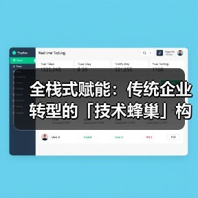 全栈式赋能:传统企业转型的「技术蜂巢」构建方法论(图4) 全栈式赋能:传统企业转型的「技术蜂巢」构建方法论(图4)