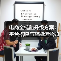电商全链路升级方案:平台搭建与智能运营如何突破瓶颈?(图1) 电商全链路升级方案:平台搭建与智能运营如何突破瓶颈?(图1)
