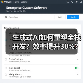 生成式AI如何重塑全栈开发？效率提升30%？（图2）