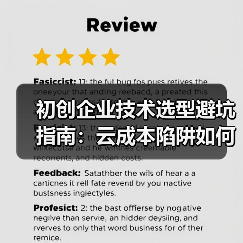 初创企业技术选型避坑指南:云成本陷阱如何规避?ROI实测揭秘(图3) 初创企业技术选型避坑指南:云成本陷阱如何规避?ROI实测揭秘(图3)
