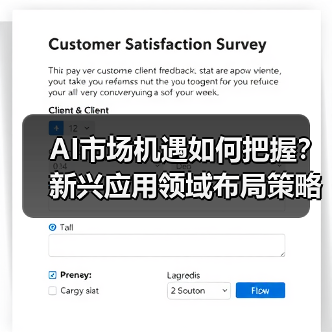 AI市场机遇如何把握？新兴应用领域布局策略（图3）