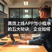高效上线APP与小程序的五大秘诀，企业如何做到？（图3）