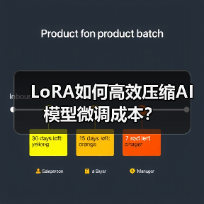 LoRA如何高效压缩AI模型微调成本？（图1）