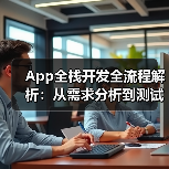 App全栈开发全流程解析:从需求分析到测试上线,如何高效解决开发难题?(图1) App全栈开发全流程解析:从需求分析到测试上线,如何高效解决开发难题?(图1)