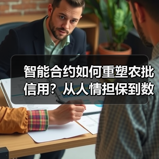 智能合约如何重塑农批信用?从人情担保到数据信任的效率革命(图1) 智能合约如何重塑农批信用?从人情担保到数据信任的效率革命(图1)