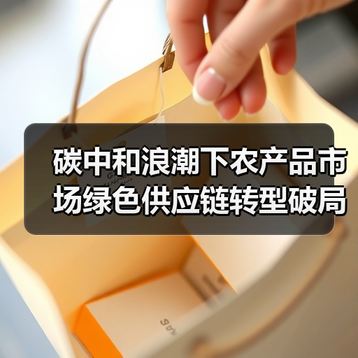 碳中和浪潮下农产品市场绿色供应链转型破局之道（图1）