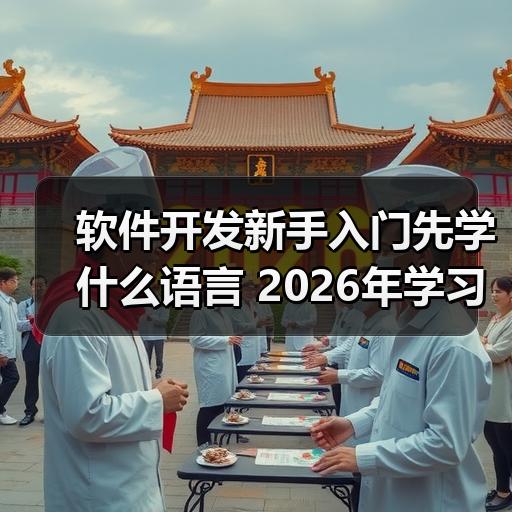 软件开发新手入门先学什么语言 2026年学习路线与避坑建议