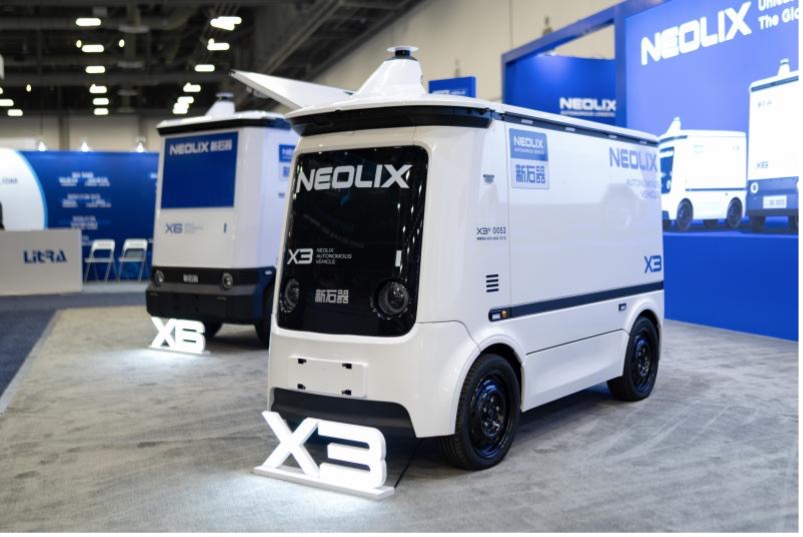 新石器无人车亮相 CES 2026：全球首发下一代无人驾驶物流解决方案(图1)